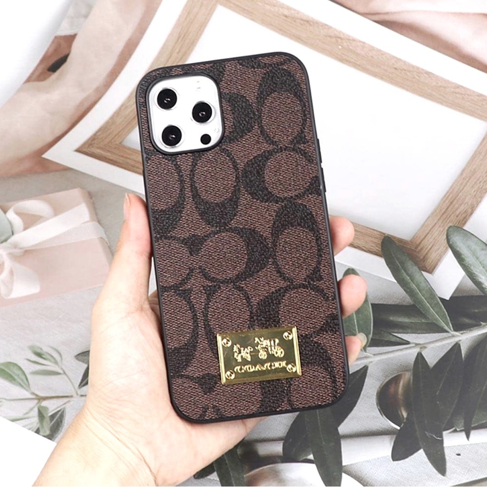 New Luxury Case for iPhone 14 Pro Max 6.7",Classic Retro Pattern Leather Cover